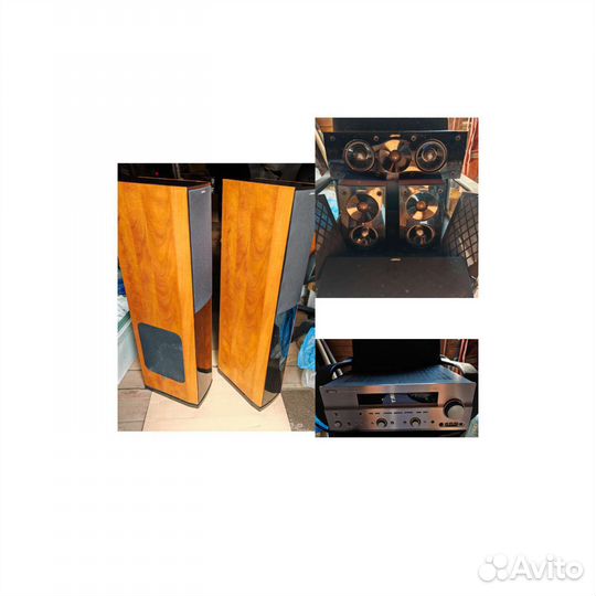 Колонки 5.0 Jamo s606/S60 + ресивер yamaha rx-v659