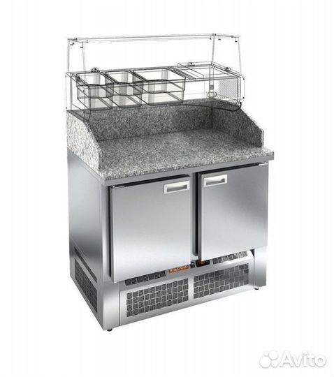 Стол для пиццы hicold PZE3-11SN камень