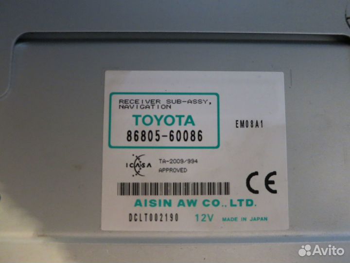 Монитор Toyota Prado 150 2009-2013