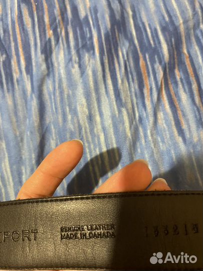 Мужской кожаный ремень