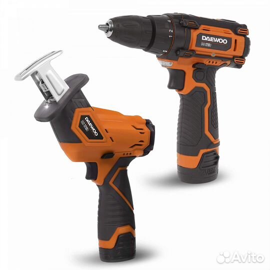 Набор аккумуляторный (шуруповерт + сабельная пила)