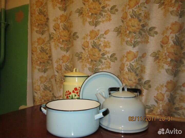 Набор эмалированной посуды