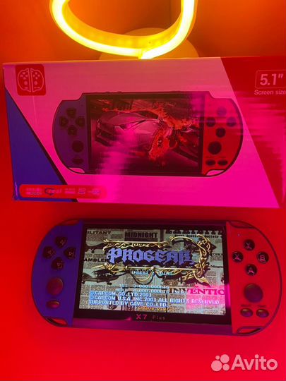 Портативная игровая приставка X7 plus