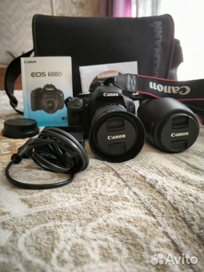 Зеркальный фотоаппарат canon eos 600d