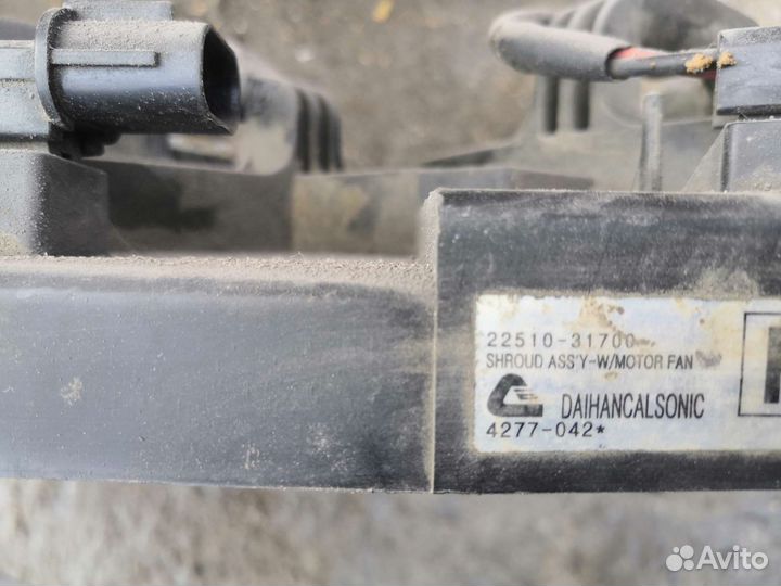 Диффузор в сборе Nissan Almera Classic B10