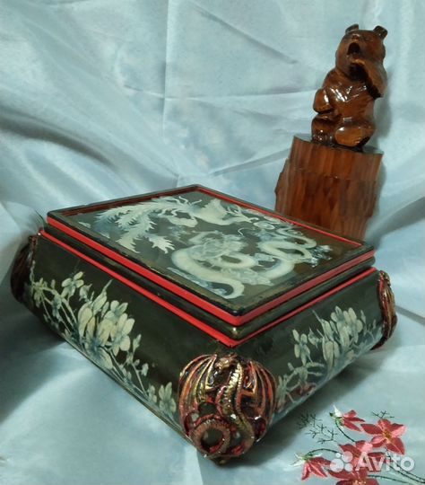 Шкатулка деревянная СССР