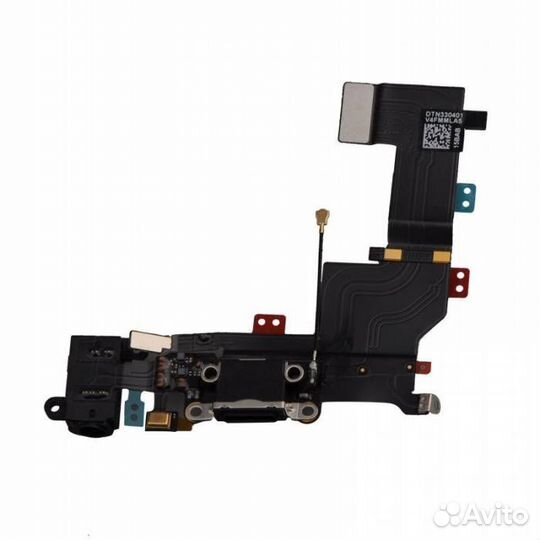 Шлейф iPhone 5S + разъем зарядки + разъем гарнитур