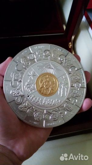 Либерия 12 Апостолов. Серебро 999 пробы