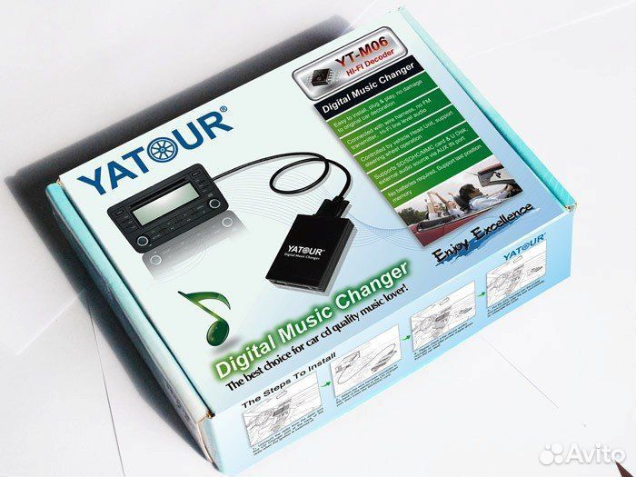 Эмулятор CD-чейнджера Yatour Toyota 5+ 7pin TOY1