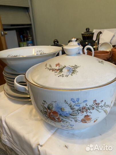 Столовый сервиз на 12 персон гдр