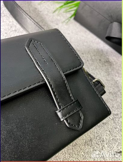 Барсетка из кожи мужская сумка