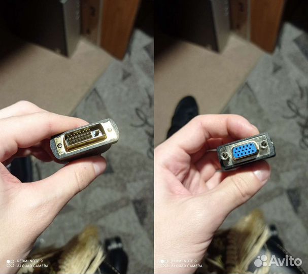 Переходники и кабеля новые VGA-hdmi, hdmi-DVi, dvi
