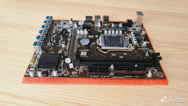 Новая Материнская плата B250C BTC 12 PCI-e/USB