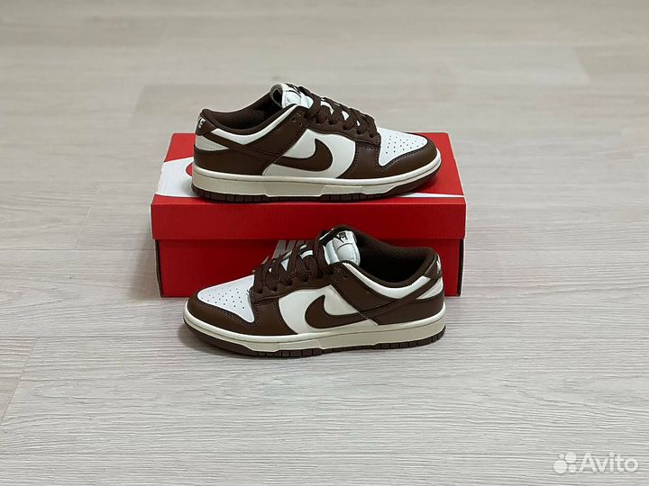 Nike dunk LOW cacao WOW женские