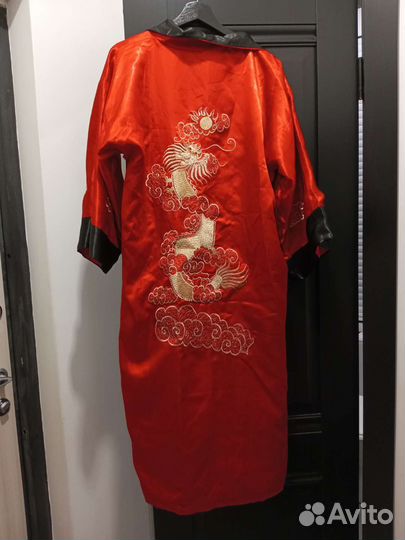 Японский шёлковый халат