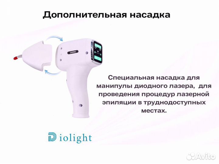 Диодный лазер DioLight Ultra'One 1800в, рассрочка
