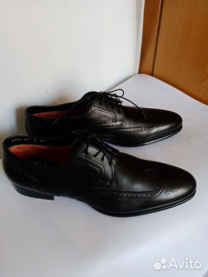 Туфли мужские на меху, santoni, Италия, р. 44,5