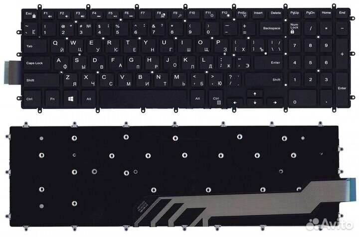 Клавиатура Dell Vostro 15-3583 черная