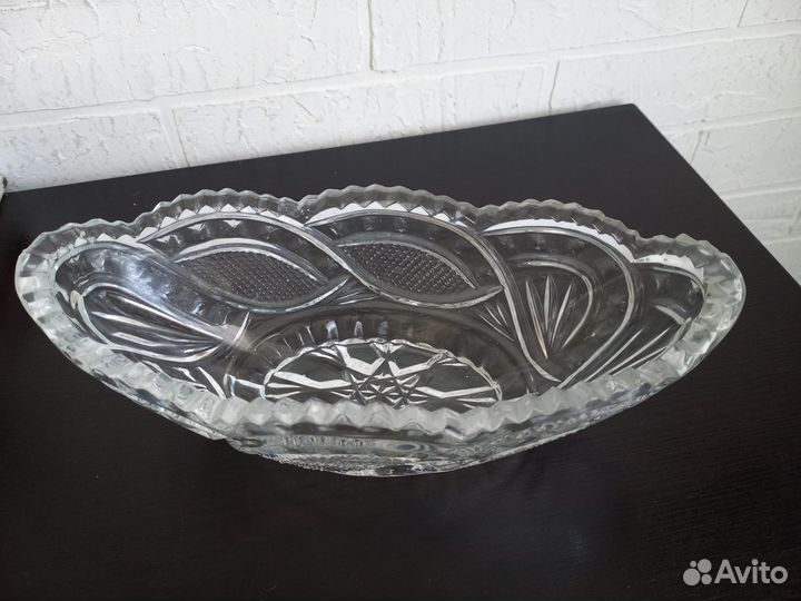 Салатник хрустальный
