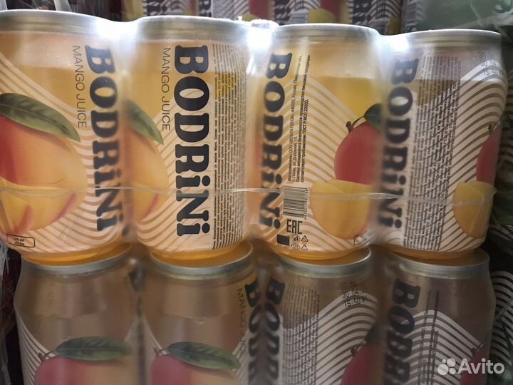 Напиток bodrini со вкусом Манго 0,33л