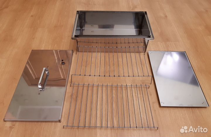 Коптильня горячего копчения из нержавейки