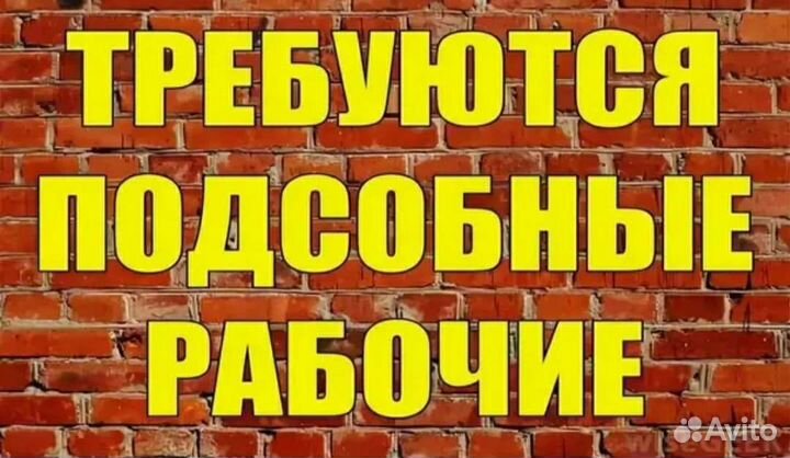 Разнорабочие и подсобники
