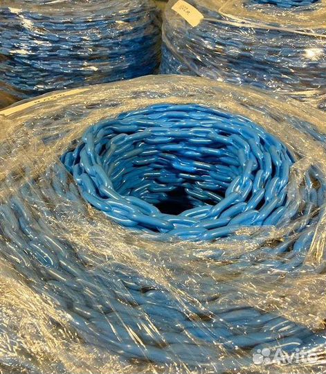 Цепи в оплётке для лифтов обрезиненные