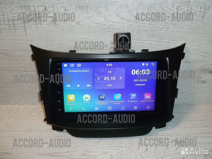 Магнитола 2din Hyundai i30 Android GPS с камерой