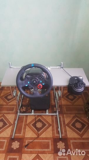 Продам Руль Logitech G29 + Коробка передач + Стол