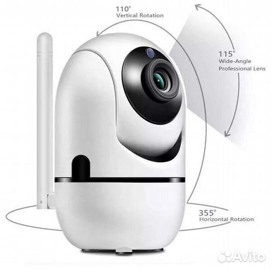 Камера видеонаблюдения wifi домашняя радио няня