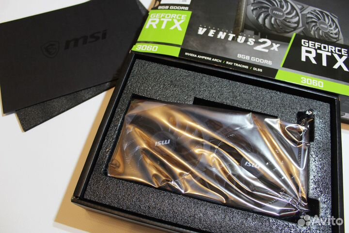 Видеокарта Geforce Rtx 3060 8 GB MSI Ventus 2x