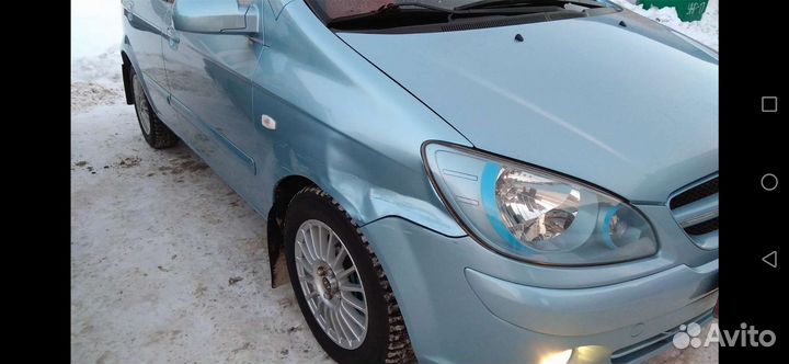 Крыло переднее правое hyundai getz рестайлинг