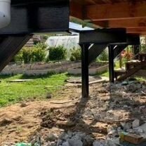 Подъем перенос домов на винтовые сваи, Кировск