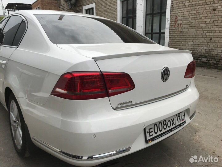 Спойлер volkswagen passat B7 под окраску