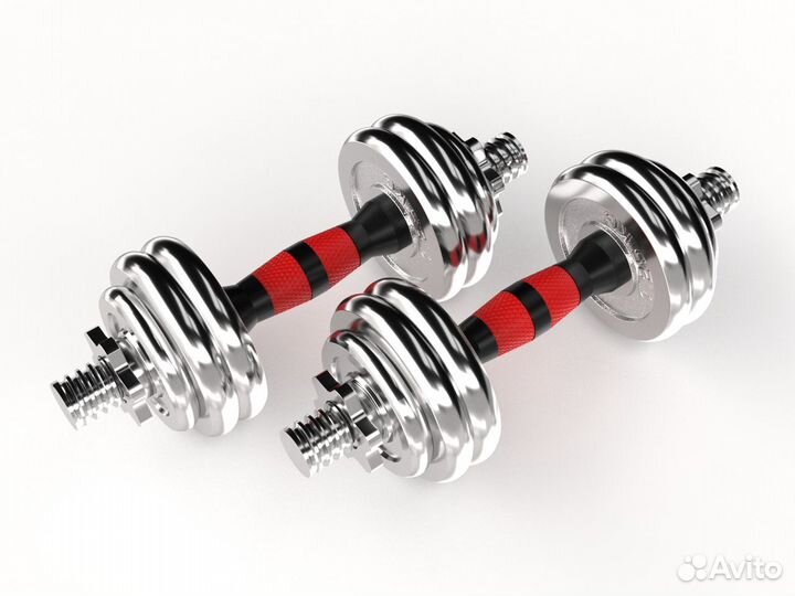 Набор гантелей unixfit в кейсе 30kg