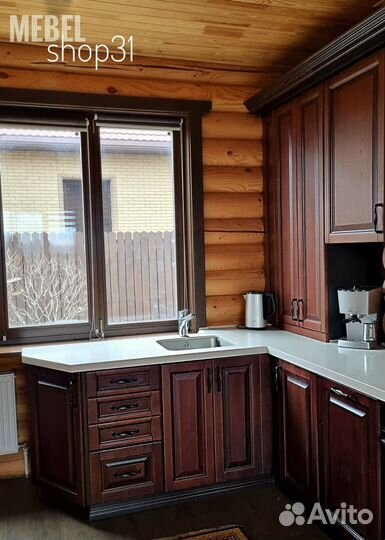 Кухня из массива дуба