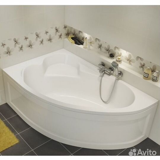 Ванна асимметричная Cersanit kaliope 170x110