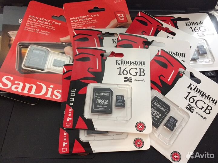 Карта памяти MicroSD 16 оригинал