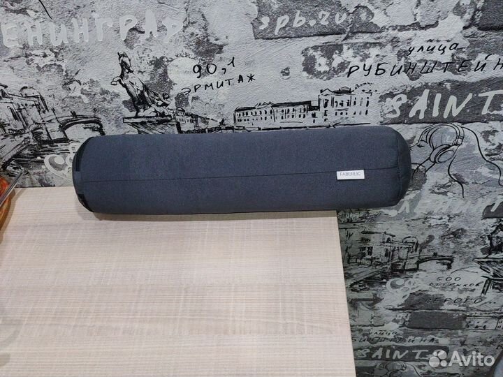 Подушка валик из гречневой лузги