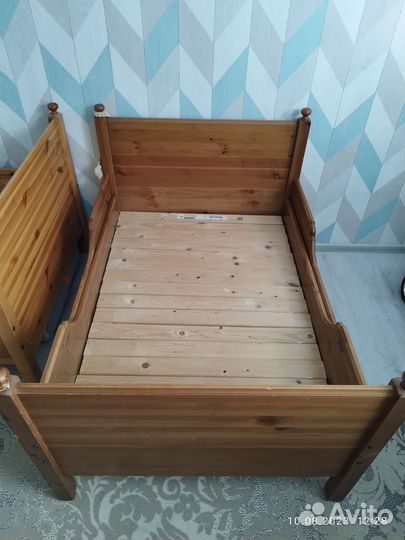 Детская кровать IKEA раздвижная сундвик