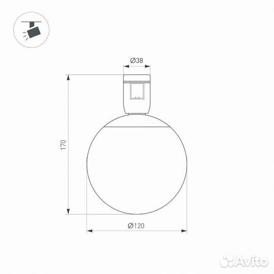 Накладной светильник Arlight apriori 039289