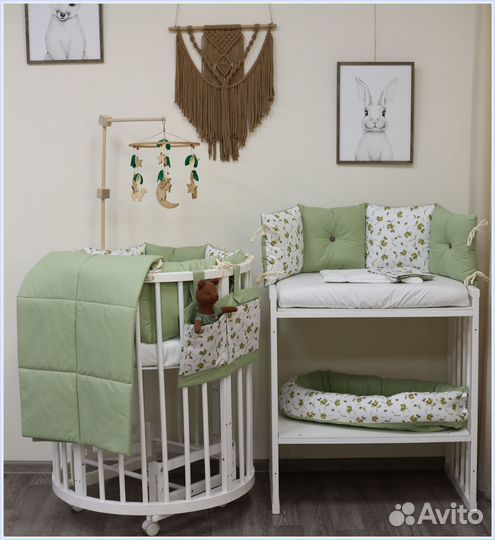 Бортики в кроватку новые