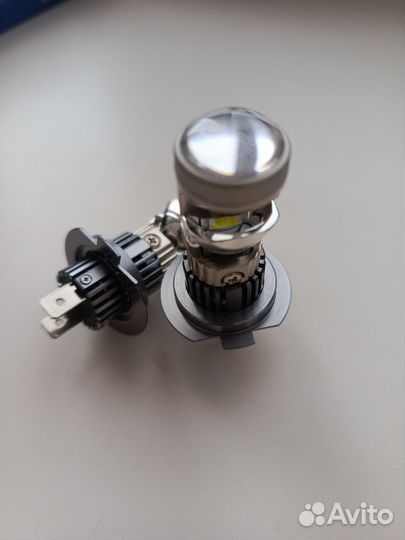 Линзовые лед лампы h7