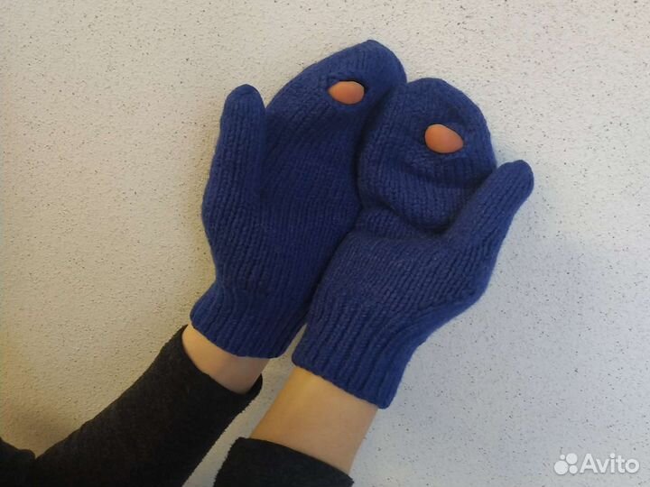 Шапка ручной работы, альпака с мериносом