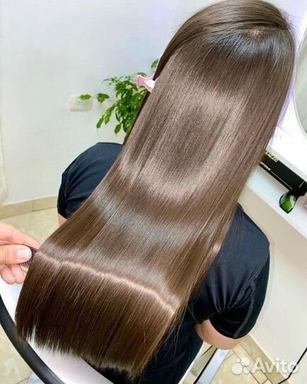 Модель на кератиновое выпрямление