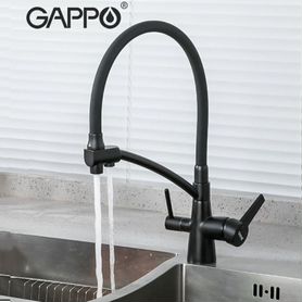 Смеситель для кухни с фильтром Gappo G4398-16