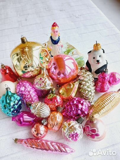 Елочные игрушки СССР одним лотом