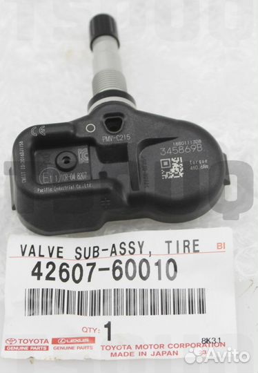 Toyota датчик давления в шинах