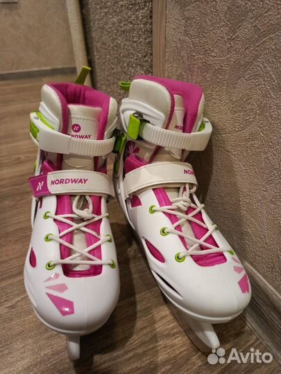 Коньки детские раздвижные 34 37