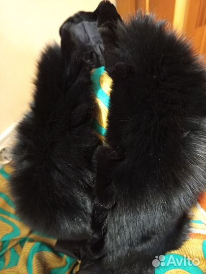 Воротник, опушка для капюшона. Натур.мех